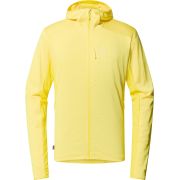 Haglöfs L.I.M Mid Fast II Hood – Hanorac strat intermediar pentru activități rapide - Galben Tech Yellow