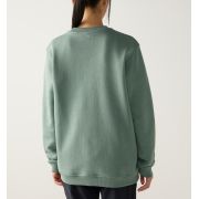 Haglöfs Crewneck W – Bluză din bumbac organic - Verde Chlorophyll Green
