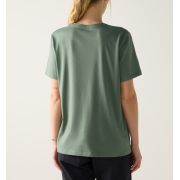 Haglöfs Outsiders Tee W – Tricou din bumbac - Verde Chlorophyll Green