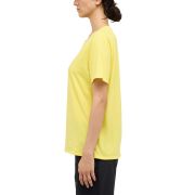 Haglöfs Outsiders Tee W – Tricou din bumbac - Galben Pale Yellow