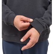Haglöfs Crewneck – Bluză din bumbac organic - Negru True Black