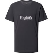 Haglöfs Outsiders Tee – Tricou din bumbac - Negru True Black