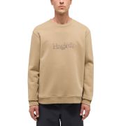 Haglöfs Crewneck – Bluză din bumbac organic - Maro Oak Brown