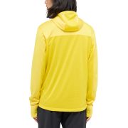 Haglöfs L.I.M Mid Fast II Hood – Hanorac strat intermediar pentru activități rapide - Galben Tech Yellow