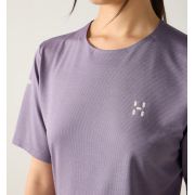 Haglöfs L.I.M Ridge Tee W – Tricou tehnic ușor - Mov Purple Fog