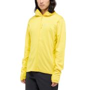 Haglöfs L.I.M Mid Fast II Hood – Hanorac strat intermediar pentru activități rapide - Galben Tech Yellow