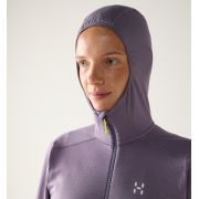 Haglöfs L.I.M Mid Multi Hood W – Hanorac strat intermediar - Mov Purple Fog