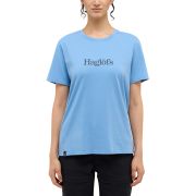Haglöfs Outsiders Tee W – Tricou din bumbac - Albastru deschis Sky Blue