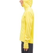 Haglöfs L.I.M Mid Fast II Hood W – Hanorac strat intermediar pentru activități rapide - Galben Tech Yellow
