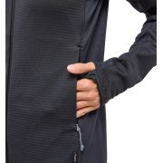 Haglöfs L.I.M Mid Multi Hood W – Hanorac strat intermediar - Negru True Black