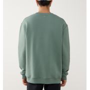 Haglöfs Crewneck – Bluză din bumbac organic - Verde Chlorophyll Green