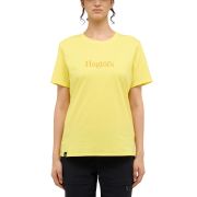 Haglöfs Outsiders Tee W – Tricou din bumbac - Galben Pale Yellow