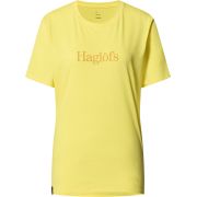 Haglöfs Outsiders Tee W – Tricou din bumbac - Galben Pale Yellow