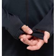 Haglöfs L.I.M Mid Fast II Hood – Hanorac strat intermediar pentru activități rapide - Negru True Black