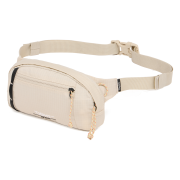 Haglöfs Tight Hip Pack 1 – Borsetă 1 L - Bej Chalk Beige/True Black