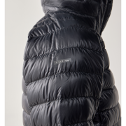 Haglöfs L.I.M Down II Hood W – Geacă din puf ultraușoară cu glugă - Negru True Black