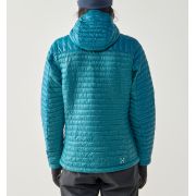 Haglöfs L.I.M Mimic II Hood W – Geacă izolată ultraușoară Mimic cu glugă - Albastru Mountain Teal/Deep Teal