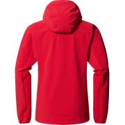 Haglöfs Rosson Softshell Hood W – Geacă softshell cu glugă - Roșu Bright Red