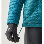 Haglöfs L.I.M Mimic II Hood W – Geacă izolată ultraușoară Mimic cu glugă - Albastru Mountain Teal/Deep Teal