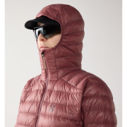 Haglöfs L.I.M Down II Hood W – Geacă din puf ultraușoară cu glugă - Roz Misty Mauve