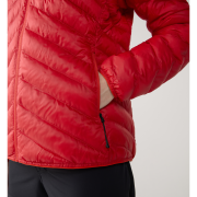 Haglöfs Särna Mimic II Hood W – Geacă izolată Mimic Gold cu glugă - Roșu Bright Red