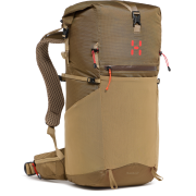 Haglöfs Magma Rolltop 40 WR – Rucsac rolltop 40 L rezistent la apă - Maro Teak Brown/Oak Brown