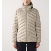 Haglöfs Särna Mimic II Hood W – Geacă izolată Mimic Gold cu glugă - Bej Chalk Beige