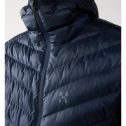 Haglöfs Särna Mimic II Hood – Geacă izolată Mimic Gold cu glugă - Albastru închis Tarn Blue