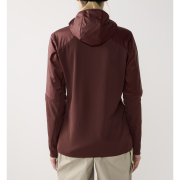 Haglöfs Nallo Touring Hybrid Mid W – Geacă strat intermediar hibridă pentru tură de schi - Maro Maroon Trail