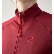 Haglöfs Korp Mid Jacket W – Geacă strat intermediar sport - Roșu Carmine Red