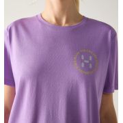 Haglöfs Outsiders Graphic Tee W – Tricou cu imprimeu - Mov Purple Ice