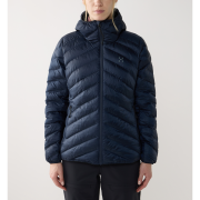 Haglöfs Särna Mimic II Hood W – Geacă izolată Mimic Gold cu glugă - Albastru închis Tarn Blue