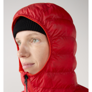 Haglöfs Särna Mimic II Hood W – Geacă izolată Mimic Gold cu glugă - Roșu Bright Red