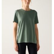 Haglöfs Outsiders Graphic Tee W – Tricou cu imprimeu - Verde Chlorophyll Green