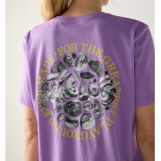 Haglöfs Outsiders Graphic Tee W – Tricou cu imprimeu - Mov Purple Ice