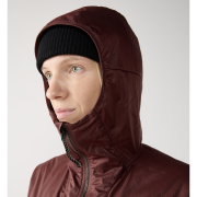 Haglöfs Nallo Touring Hybrid Mid W – Geacă strat intermediar hibridă pentru tură de schi - Maro Maroon Trail