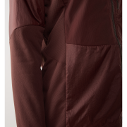 Haglöfs Nallo Touring Hybrid Mid W – Geacă strat intermediar hibridă pentru tură de schi - Maro Maroon Trail