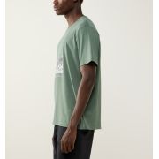 Haglöfs Outsiders Graphic Tee – Tricou cu imprimeu - Verde Chlorophyll Green