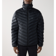 Haglöfs Särna Mimic II Hood – Geacă izolată Mimic Gold cu glugă - Negru True Black