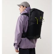 Haglöfs Magma Rolltop 40 WR – Rucsac rolltop 40 L rezistent la apă - Negru True Black