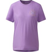 Haglöfs Outsiders Graphic Tee W – Tricou cu imprimeu - Mov Purple Ice