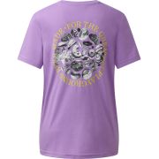 Haglöfs Outsiders Graphic Tee W – Tricou cu imprimeu - Mov Purple Ice