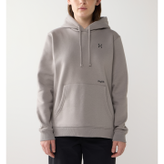 Haglöfs Hoodie W – Hanorac din bumbac organic - Gri Stone Brick