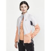 Craft Glide Jacket W – Geacă softshell de schi fond - Alb cu portocaliu