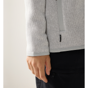 Haglöfs Swook II Mid Jacket W – Geacă fleece strat intermediar - Gri Stone Grey/Soft White