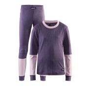 Craft Baselayer Set Junior – Set strat de bază pentru copii - Mov