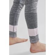 Craft Fuseknit Comfort Pants Junior – Pantaloni strat de bază pentru copii - Gri cu roz