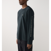 Haglöfs LS Tee – Bluză din bumbac organic - Negru True Black 1