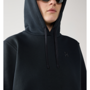 Haglöfs Hoodie W – Hanorac din bumbac organic - Negru True Black
