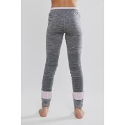 Craft Fuseknit Comfort Pants Junior – Pantaloni strat de bază pentru copii - Gri cu roz